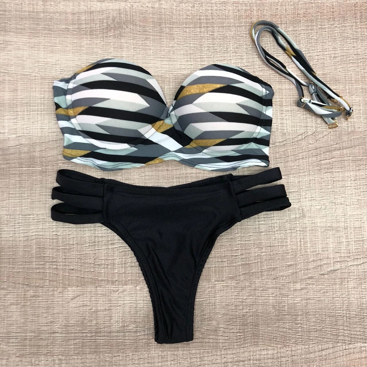 Damskie Seksowne Bikini Dwucz Ciowe Ideolo Outlet