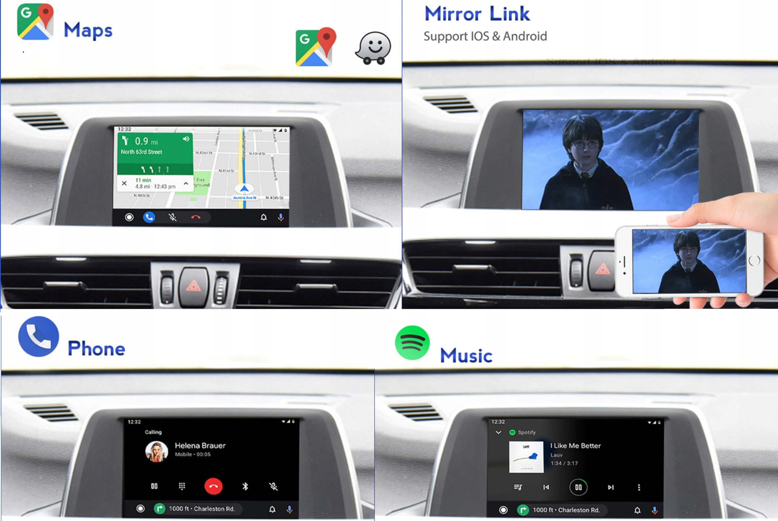 CarPlay android auto Box do Alfa Romeo Giulia Ideolo outlet